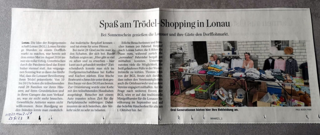 Lonau lädt zum Trödel-Shopping ein: Ein Dorf voller Schnäppchen und Spaß